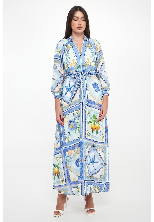 Hale bob - Sukienka maxi lniana HALE BOB. Materiał: len. Długość: maxi