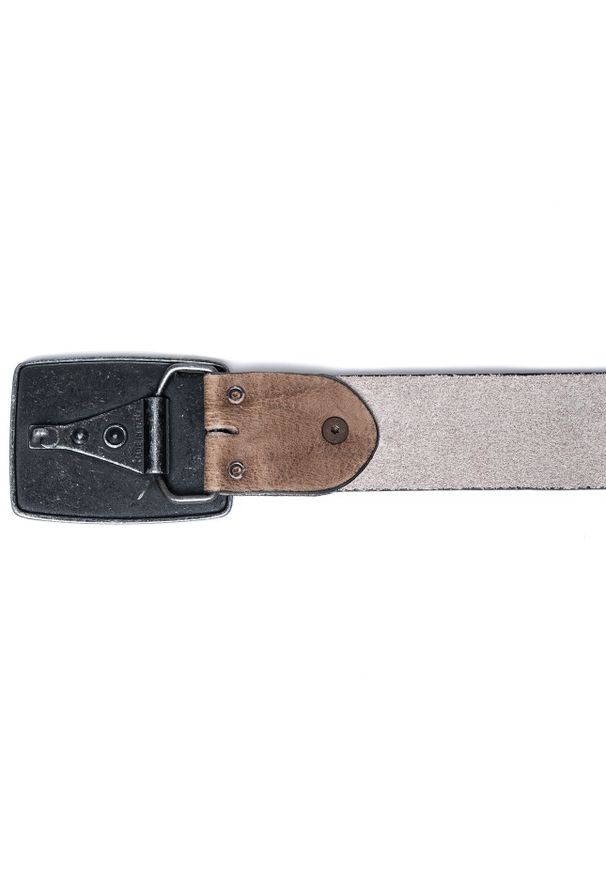 Tom Tailor - TOM TAILOR PASEK SKÓRZANY SOPO-TT437 40 mm Ledergürtel RO 2081 0620. Materiał: skóra. Wzór: aplikacja, paski. Styl: klasyczny, elegancki