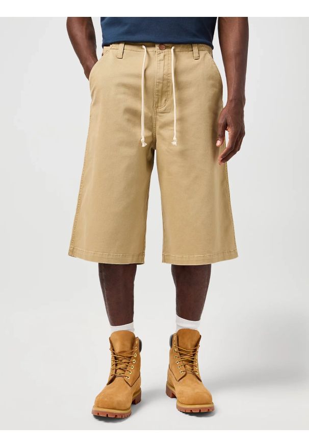 Wrangler - MESKIE SPODENKI WRANGLER CJ DRAWSTRING SHORT KELP 112362918