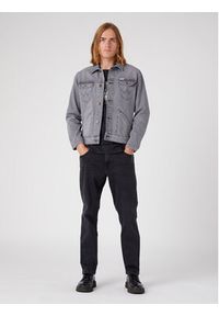 Wrangler Kurtka jeansowa Western W4MJEBY91 112330846 Szary Regular Fit. Kolor: szary. Materiał: bawełna