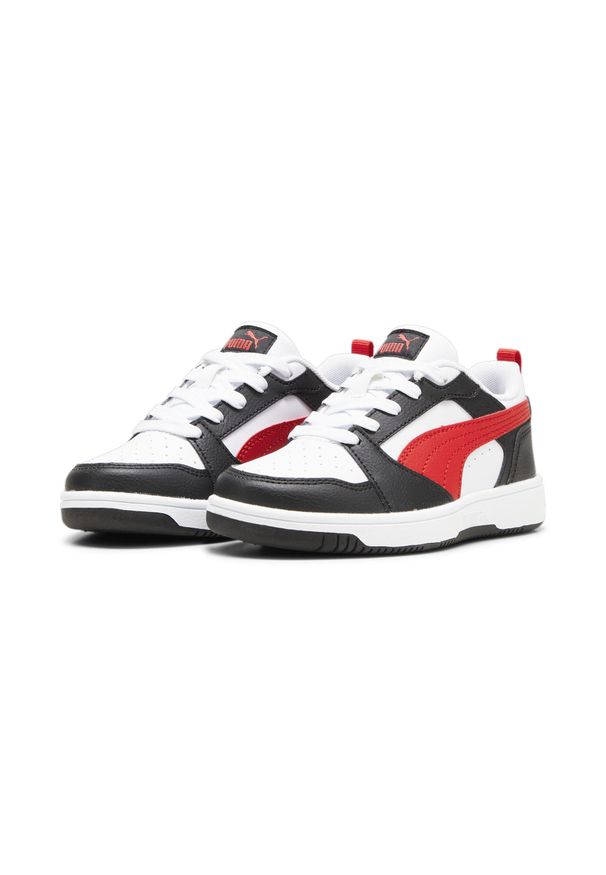 Buty Sportowe Dziecięce Puma Rebound V6 Lo Ps. Kolor: biały, czerwony, wielokolorowy, czarny