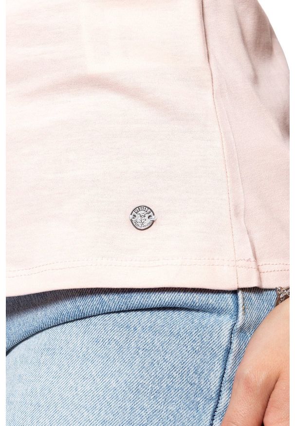 Mustang - MUSTANG T SHIRT DAMSKI Alexia C Print 1008944 8415. Wzór: nadruk