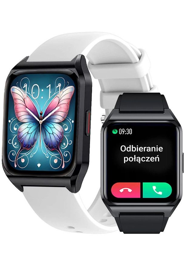 Smartwatch Rubicon Zegarek damski SMARTWATCH Rubicon rozmowy E89 z dwoma paskami. Rodzaj zegarka: smartwatch
