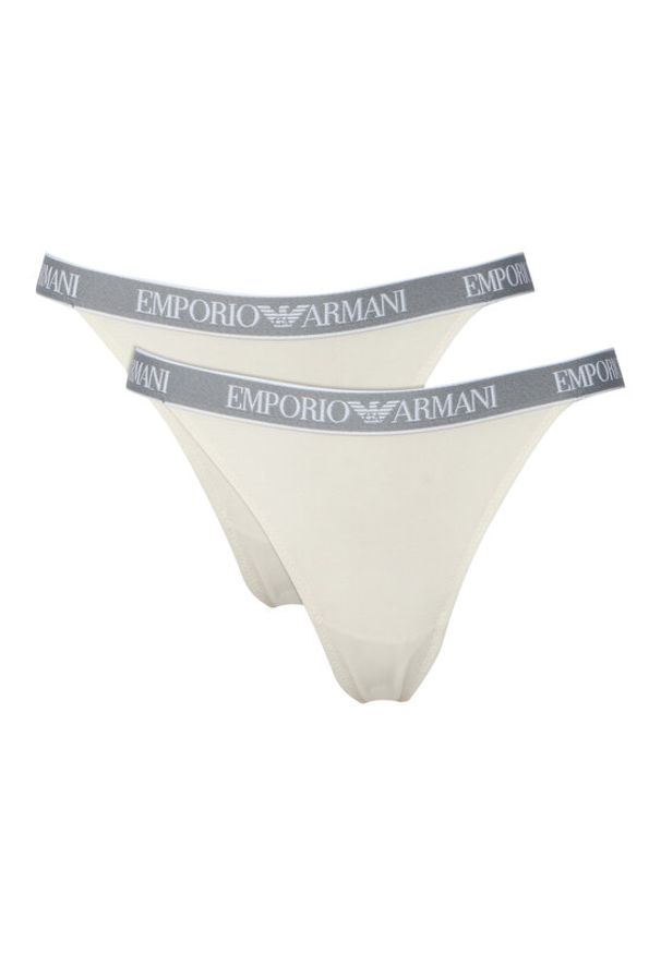 Emporio Armani Underwear Komplet stringów EW000405 AF19026 M0082 Biały. Kolor: biały. Materiał: bawełna