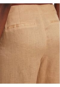 BARDOT Spodnie materiałowe Balia Hipster 59854PB Beżowy Regular Fit. Kolor: beżowy. Materiał: len #5
