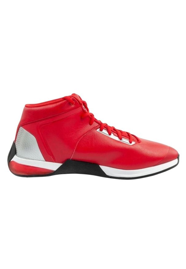 Puma - Męskie Buty Sportowe Race Kart CatX Ferrari Z Ekologicznej Skóry O Średnim Kroju. Kolor: czerwony. Sport: turystyka piesza