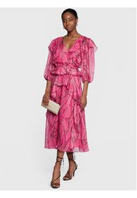 Ted Baker Sukienka koktajlowa Victoir 266152 Różowy Regular Fit. Kolor: różowy. Materiał: syntetyk. Styl: wizytowy #6
