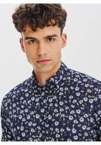 Pako Lorente - PAKO LORENTE - Bawełniana koszula w kwiaty. Materiał: bawełna. Długość rękawa: długi rękaw. Długość: długie. Wzór: kwiaty. Sezon: jesień #3