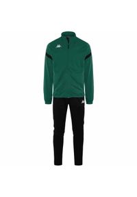Dziecięcy dres Kappa Dalcito. Okazja: na uczelnię. Kolor: czarny, zielony, wielokolorowy. Materiał: dresówka. Styl: sportowy
