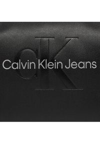 Calvin Klein Jeans Torebka Sculpted Shoulderbag22 Mono K60K611549 Czarny. Kolor: czarny. Materiał: skórzane #5