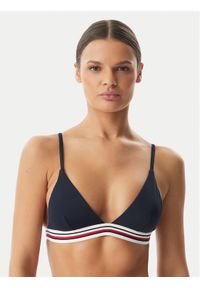 TOMMY HILFIGER - Tommy Hilfiger Góra od bikini UW0UW06350 Granatowy. Kolor: niebieski. Materiał: syntetyk #1