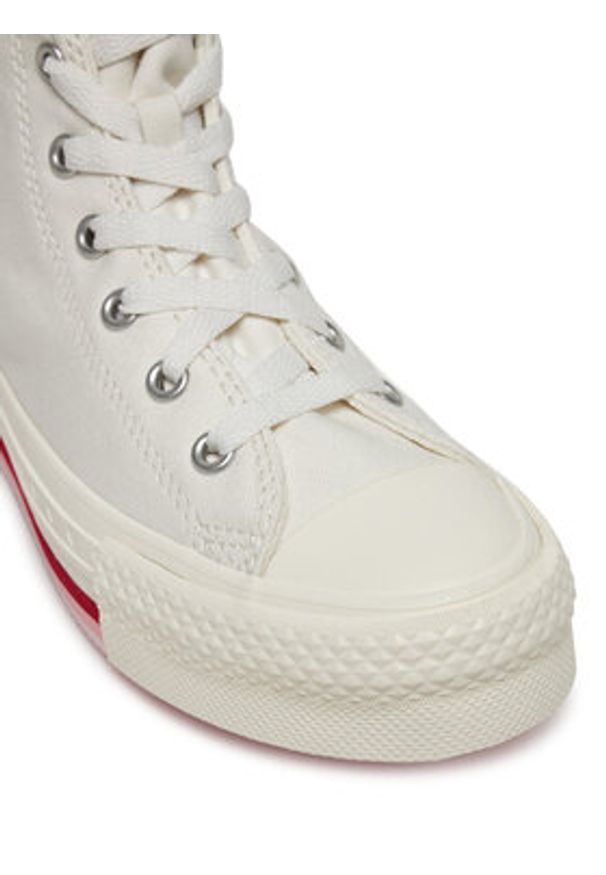 Converse Trampki Chuck Taylor All Star Lift Valentine'S Day Platform A10716C Beżowy. Kolor: beżowy. Materiał: materiał. Obcas: na platformie