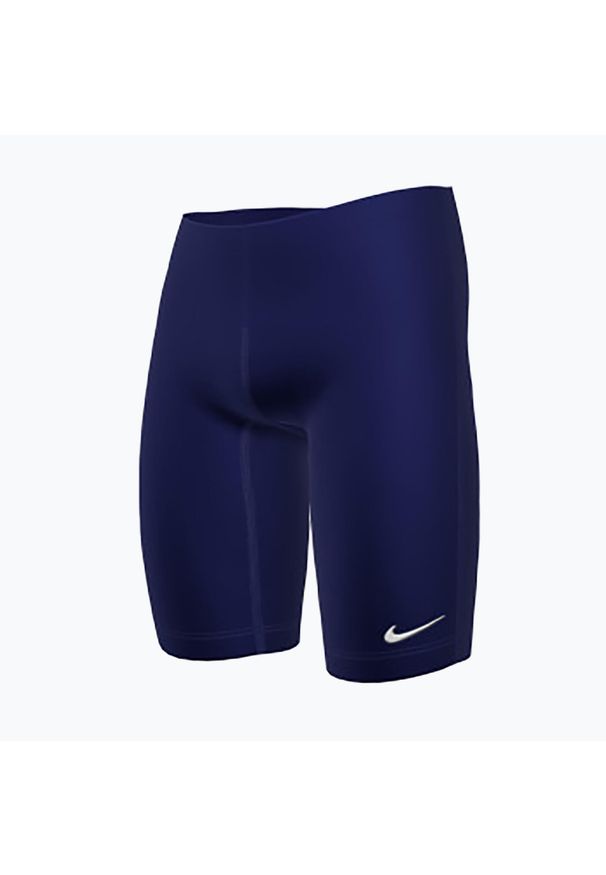 Jammery pływackie dziecięce Nike Hydrastrong Solid Jammer. Kolor: niebieski