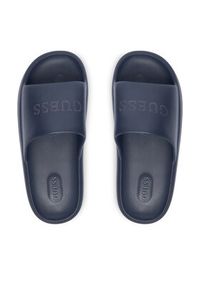 Guess Klapki F6GZ04 BB00F Granatowy. Kolor: niebieski. Materiał: syntetyk #2