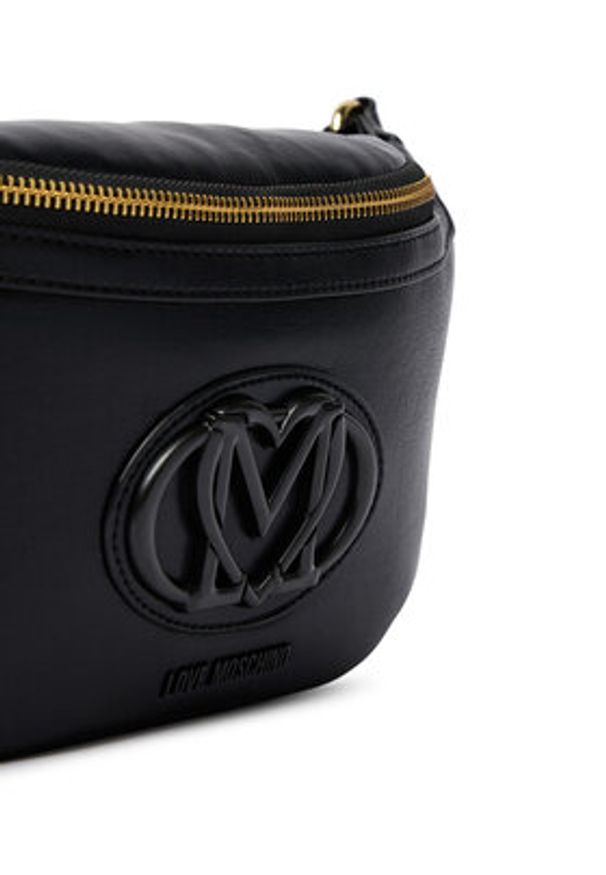 Love Moschino - LOVE MOSCHINO Nerka JC4337PP0OKM0000 Czarny. Kolor: czarny. Materiał: skóra