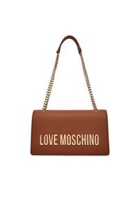 Love Moschino - LOVE MOSCHINO Torebka JC4192PP1LKD0208 Brązowy. Kolor: brązowy. Materiał: skórzane