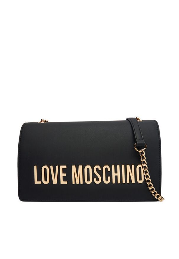 Love Moschino - LOVE MOSCHINO Torebka JC4192PP1OKD0000 Czarny. Kolor: czarny. Materiał: skórzane