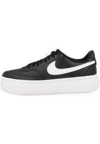 Tenisówki Nike Model Court Vision Alta Ltr Kolor Czarny. Zapięcie: rzepy. Kolor: czarny. Materiał: materiał, skóra, tkanina, syntetyk. Szerokość cholewki: normalna. Model: Nike Court. Sport: turystyka piesza