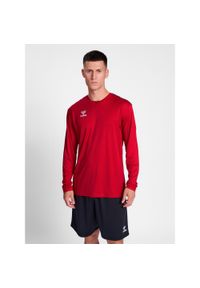 Dżersej z długim rękawem Hummel Authentic Pl. Kolor: czerwony, wielokolorowy, różowy. Materiał: jersey. Długość rękawa: długi rękaw. Długość: długie. Sport: piłka nożna #1