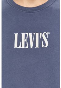 Levi's® - Levi's - Bluza. Okazja: na spotkanie biznesowe. Kolor: niebieski. Wzór: nadruk. Styl: biznesowy #2