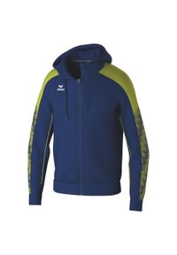 ERIMA - Bluza dresowa z kapturem Erima Evo Star. Typ kołnierza: kaptur. Kolor: niebieski, zielony, wielokolorowy. Materiał: dresówka. Sport: piłka ręczna, fitness #1