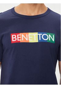 United Colors of Benetton - United Colors Of Benetton T-Shirt 3I1XU100A Szary Regular Fit. Kolor: niebieski. Materiał: bawełna #3