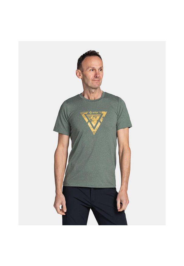 Męska koszulka techniczna Kilpi LISMAIN-M. Kolor: zielony. Sport: turystyka piesza