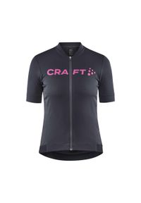 4M - Damska koszulka Craft essence. Kolor: szary, fioletowy, wielokolorowy. Sport: kolarstwo #1