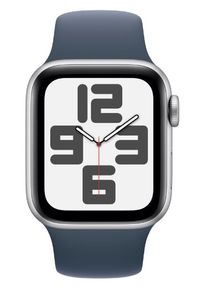 APPLE - Smartwatch Apple Watch SE GPS+Cellular 44mm aluminium Srebrny | Sztormowy Błękit pasek sportowy M/L. Rodzaj zegarka: smartwatch. Kolor: srebrny. Styl: sportowy #2