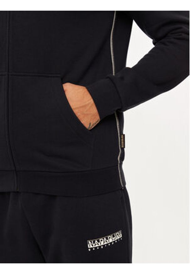 Napapijri Bluza B-Alymer NP0A4I1E Czarny Regular Fit. Kolor: czarny. Materiał: bawełna