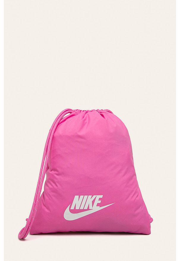 Nike Sportswear - Plecak. Kolor: różowy. Materiał: poliester, materiał. Wzór: nadruk