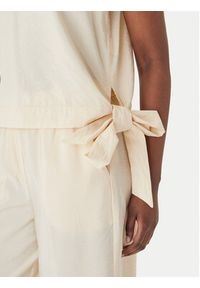 Marella Top Umico 2613161024 Beżowy Regular Fit. Kolor: beżowy. Materiał: wiskoza #3