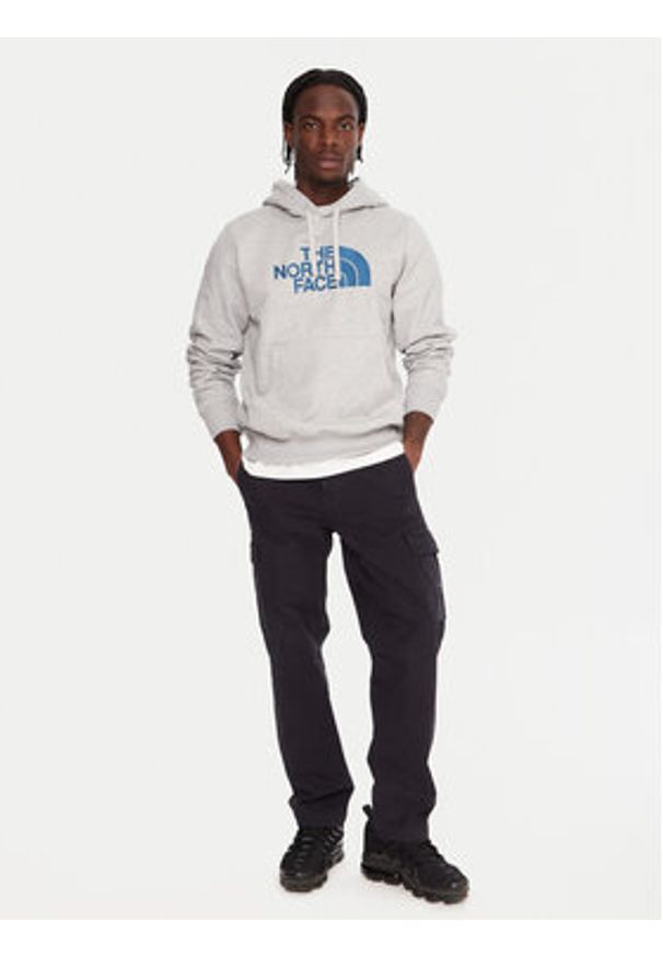 The North Face Bluza Drew Peak NF0A89EM Szary Regular Fit. Kolor: szary. Materiał: bawełna