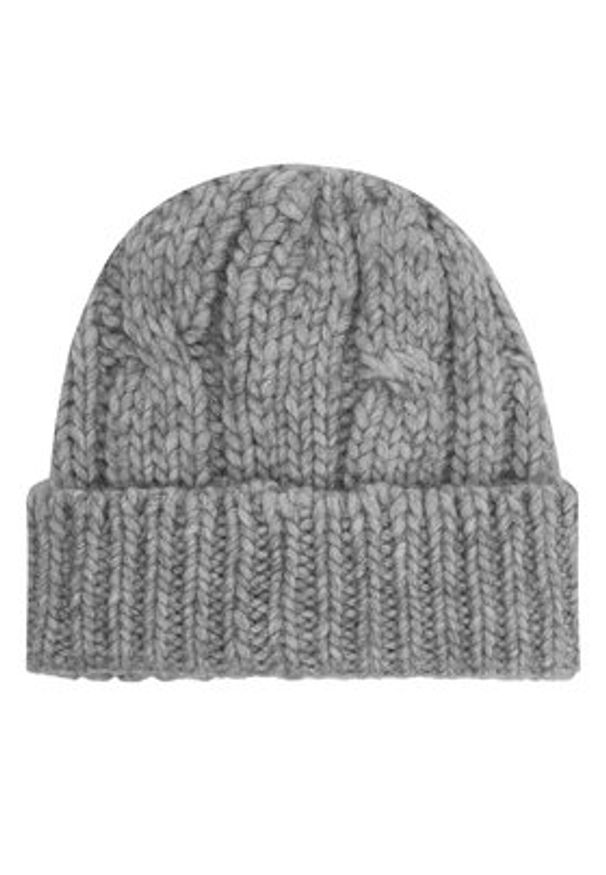 Patrizia Pepe Czapka 2FA067/K237-S238 Szary. Kolor: szary. Materiał: materiał