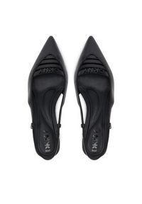 DKNY Baleriny K1524221 Czarny. Kolor: czarny. Materiał: skóra #6