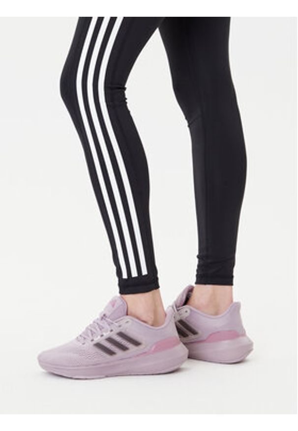 Adidas - adidas Legginsy Optime 3-Stripes IT9105 Czarny Slim Fit. Kolor: czarny. Materiał: syntetyk