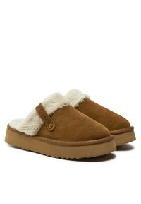 Pepe Jeans Kapcie PLS10421 Brązowy. Kolor: brązowy. Materiał: skóra, zamsz #5