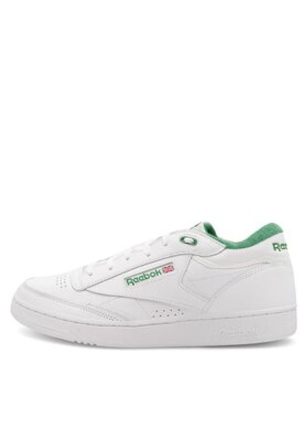 Reebok Sneakersy Club C Mid II GX7281-M Biały. Kolor: biały. Materiał: skóra. Model: Reebok Club