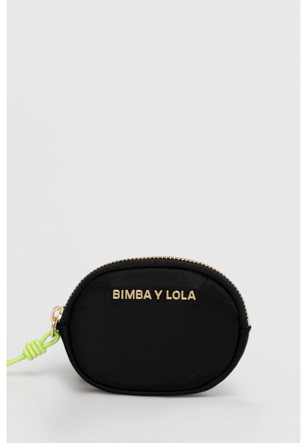 Bimba y Lola - BIMBA Y LOLA - Portfel. Kolor: czarny. Materiał: poliester, materiał, poliamid. Wzór: gładki