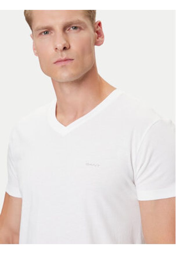 GANT - Gant Komplet t-shirtów 900012018 Biały Regular Fit. Kolor: biały. Materiał: bawełna