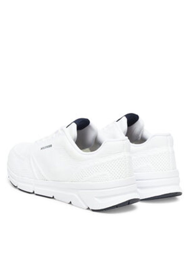 TOMMY HILFIGER - Tommy Hilfiger Sneakersy Modern Comfort Run Knit FM0FM05524 Biały. Kolor: biały. Materiał: materiał. Sport: bieganie