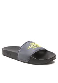 Klapki The North Face Base Camp Slide III NF0A4T2RP9B1 Tnf Black/Acid Yellow. Kolor: szary. Materiał: materiał