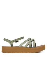 Teva Sandały Midform Kena Slim 1173494 Zielony. Kolor: zielony. Materiał: materiał #1