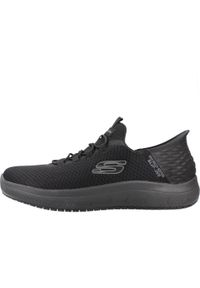 skechers - Tenisówki Skechers Model Summits Sr-colin Slip-ins Kolor Czarny. Kolor: czarny, niebieski, wielokolorowy. Materiał: tkanina