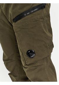 C.P. Company Spodnie materiałowe 15CMPA111A 005529G Zielony Regular Fit. Kolor: zielony. Materiał: materiał, bawełna #4