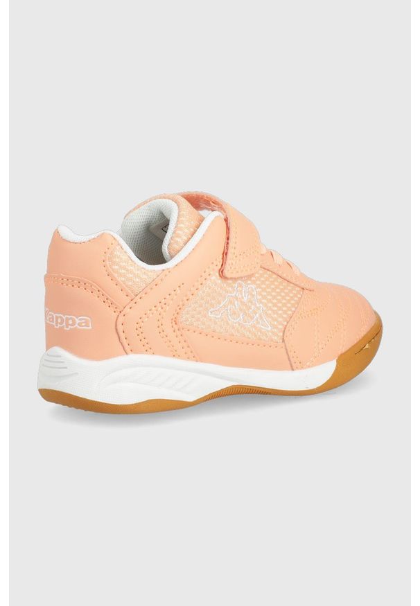 Kappa buty dziecięce kolor pomarańczowy. Nosek buta: okrągły. Zapięcie: rzepy. Kolor: pomarańczowy. Materiał: guma