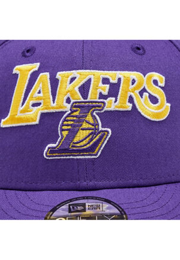 New Era Czapka Nba Patch 950 Lakers 60364261 Fioletowy. Kolor: fioletowy. Materiał: bawełna, materiał