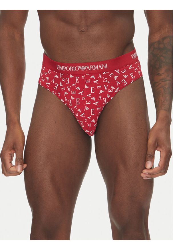 Emporio Armani Underwear Komplet 3 par slipów EM000256 AF10800 M0086 Kolorowy. Materiał: bawełna. Wzór: kolorowy