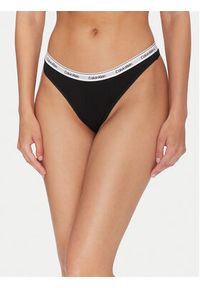 Calvin Klein Underwear Komplet 3 par stringów 000QD5209E Kolorowy. Materiał: bawełna. Wzór: kolorowy #9