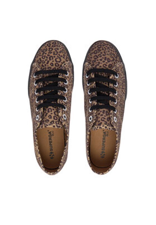 Superga Tenisówki 3790 Platform S8145YW Brązowy. Kolor: brązowy. Materiał: materiał. Obcas: na platformie